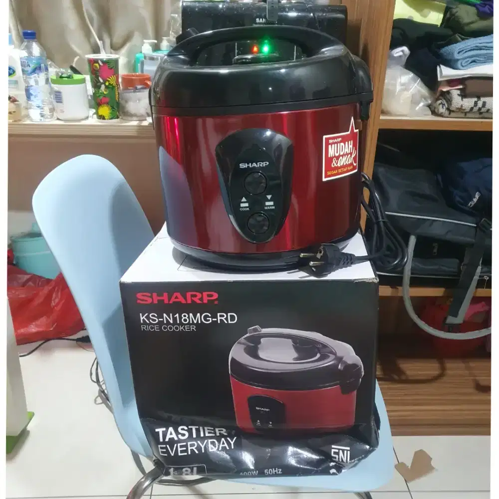 Sharp Rice Cooker KSN 18MG-RD 1.8L Seken Bekas Pakai Kondisi Bagus