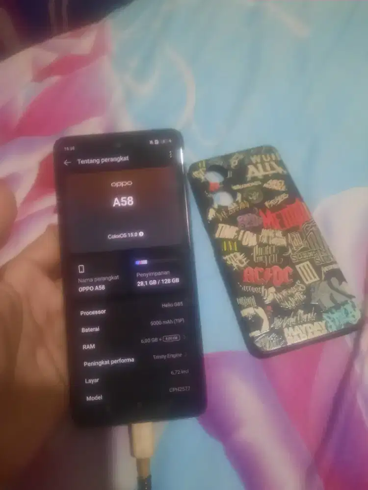 Jual cepat Hp Oppo A58 (norefrubish)
