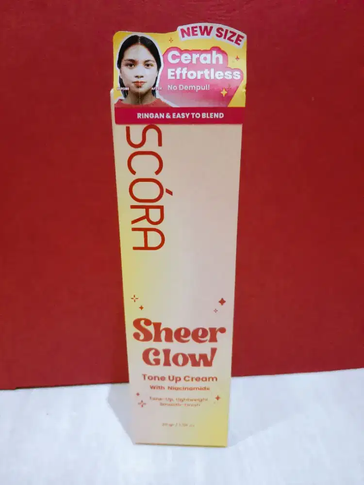 SCORA SHEER GLOW TONE UP CREAM 30 GR