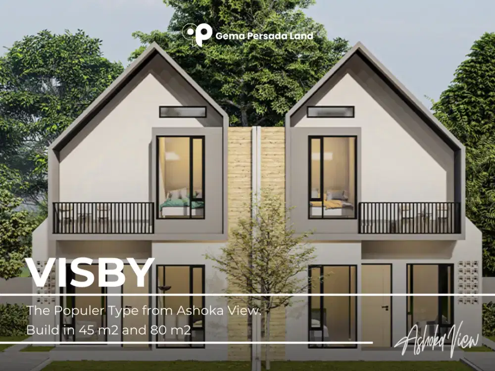 Jual Rumah 2 Lantai  Scandinavian Bogor - Ashoka View