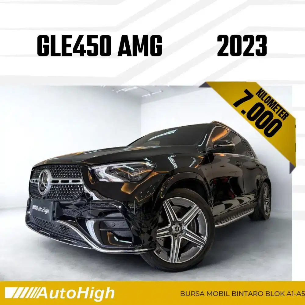 DP10% [Km7.000] GLE450 AMG 2023 Black / GLE 450 Reg 2024 #AUTOHIGH