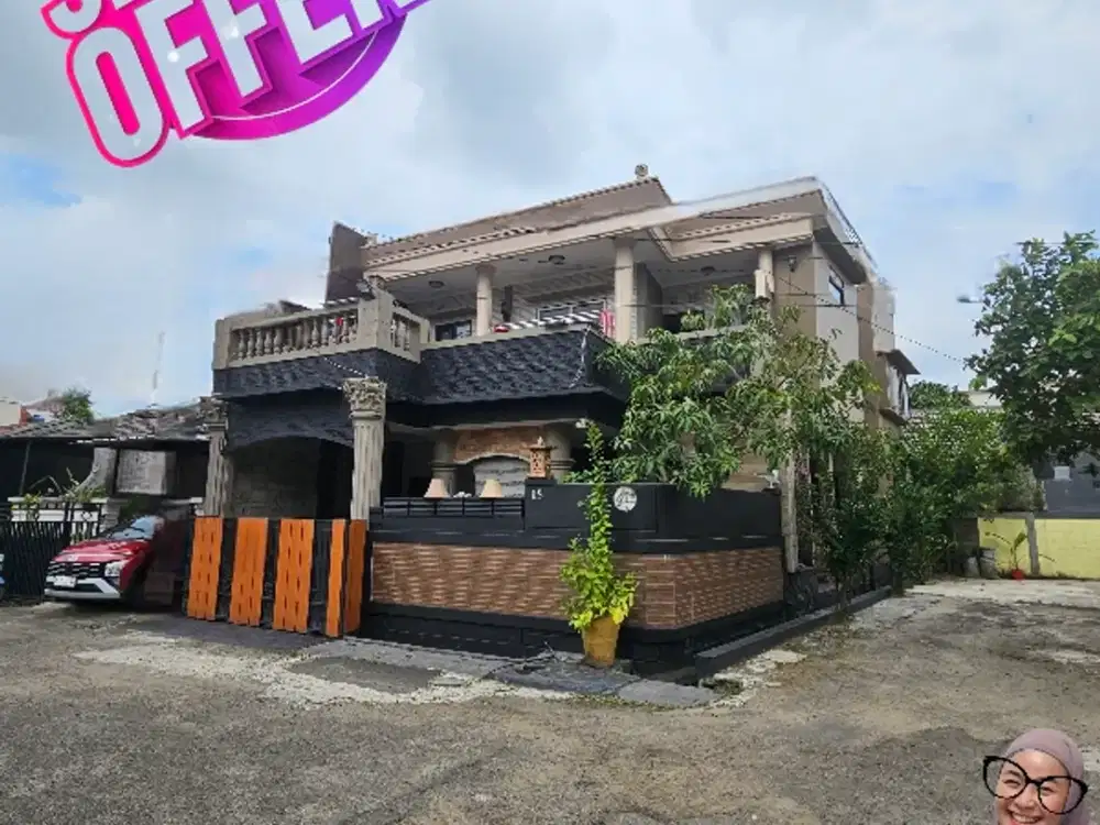 dijual cepet rumah hoek depan playground di karawaci residence