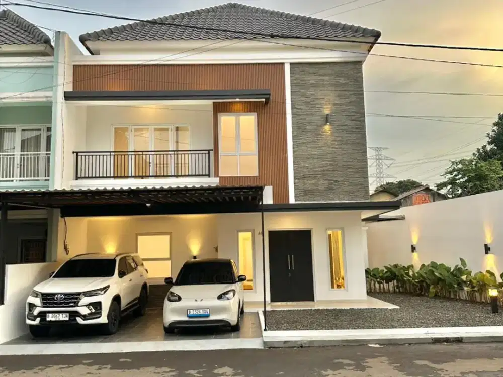 REBUTAN! Rumah Mewah Harga Murah Siap Huni 5 Menit Dari Tol Sawangan Depok