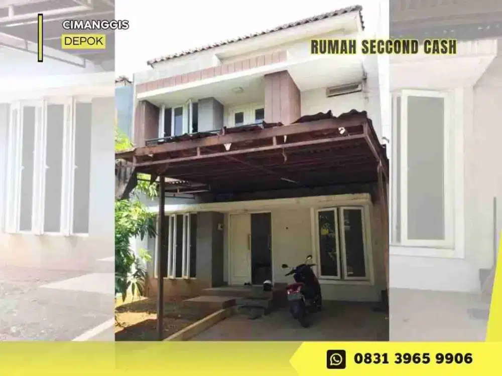 Jual Rumah CASH 2lantai LT120 dkt Tol di Rafles Hills Cibubur