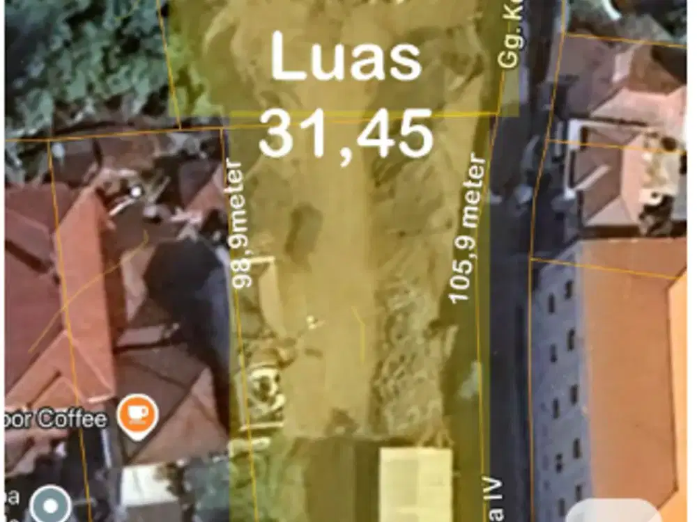 Tanah 31 Are di By Pass Ngurah Rai Sanur