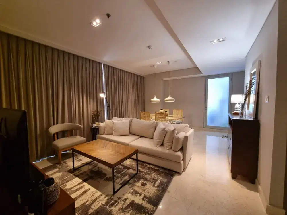 For Rent Spacious 2BR Apartment with Premium Interior at Ciputra World 2 Tower Orchard