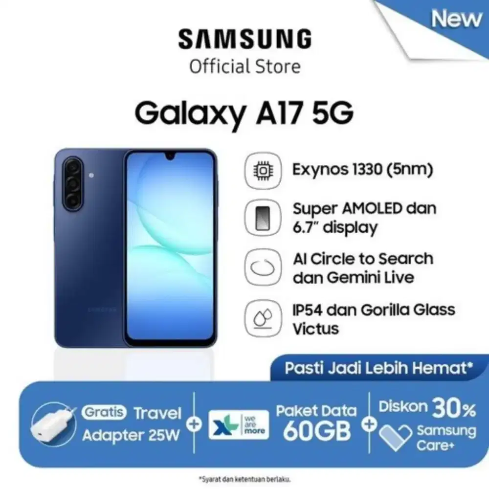 Samsung A17 ram 8GB internal 256Gb 5G