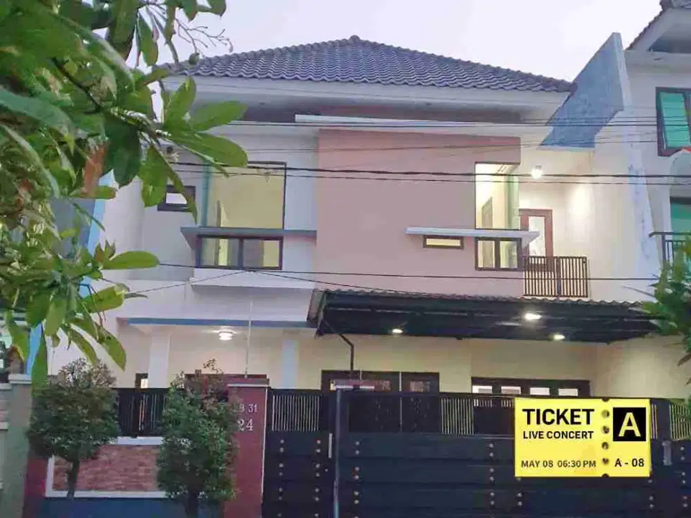 Dijual rumah cantik dan megah 2 lantai lokasi strategis dekat Unesa dan PTC