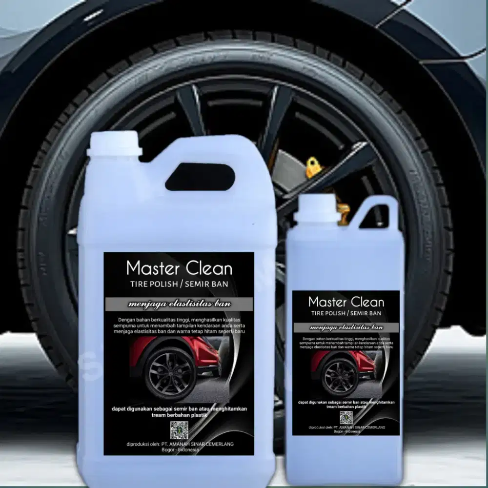 Shampo waxx dan semir ban berkualitas.