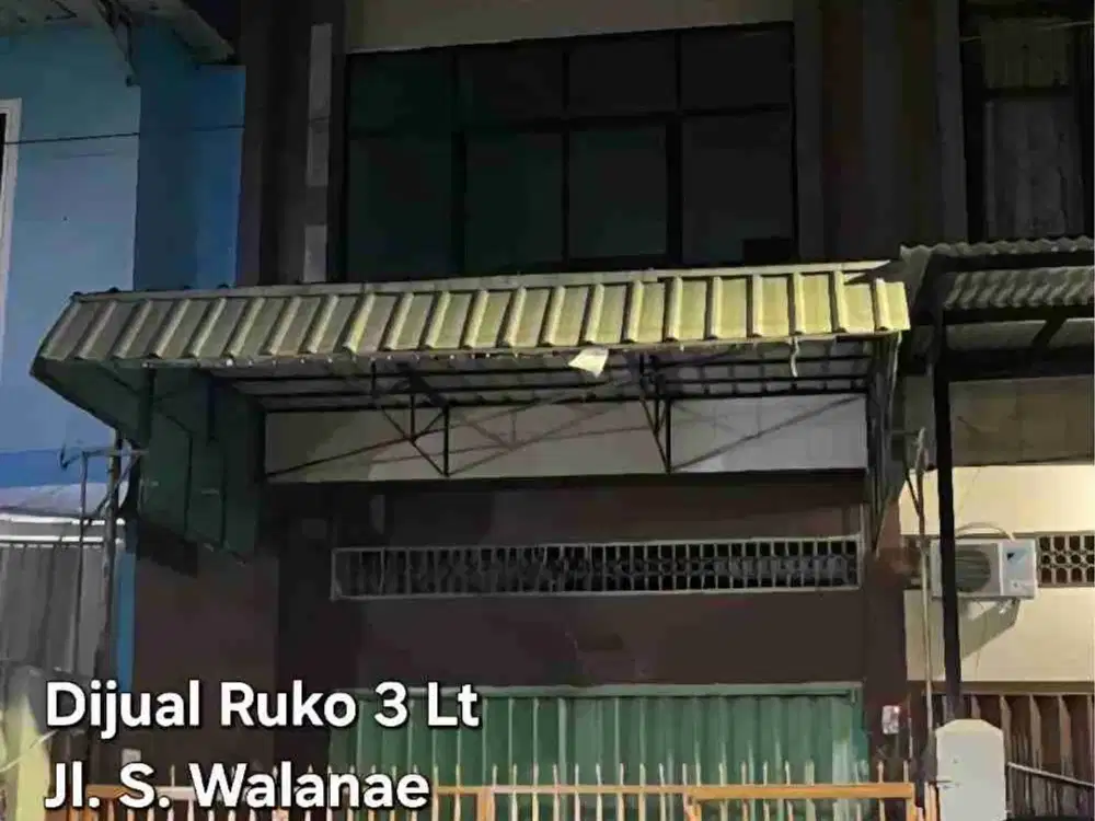 Dijual Ruko 3 Lt Jl. S. Walanae Makassar