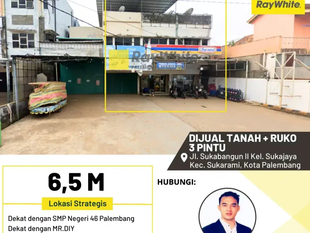 DIJUAL TANAH DAN BANGUNAN RUKO
