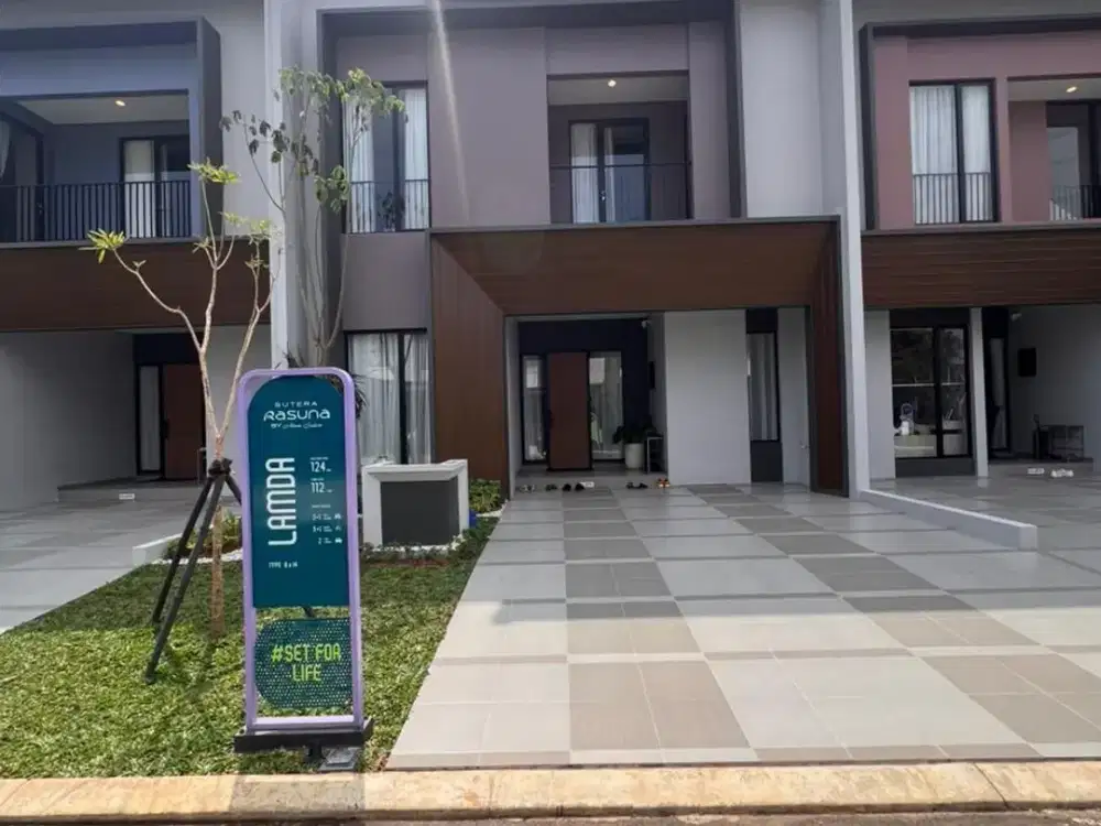 Dijual Rumah 2 Lantai Type Lamda Sutera Rasuna