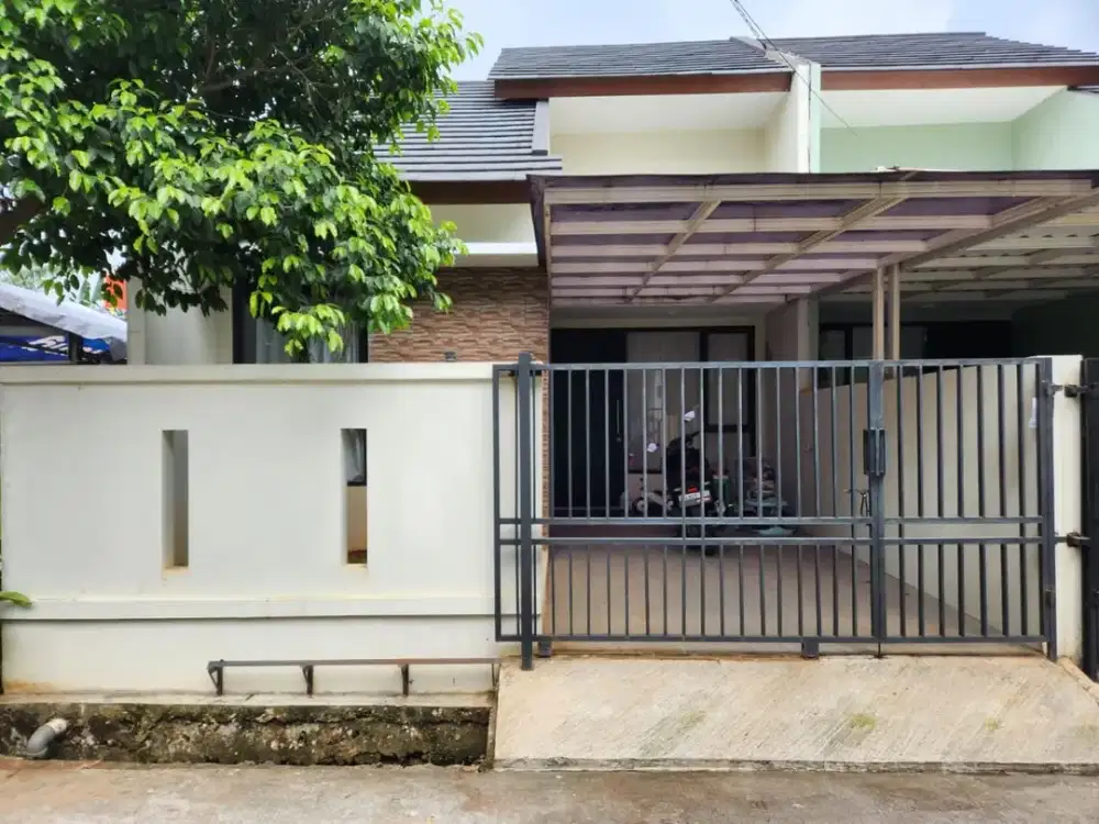 Rumah Minimalis Bagus Siap Huni di Puri Bintaro Hijau Pondok Aren Tangerang Selatan.