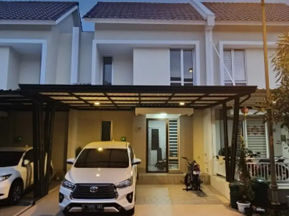 Disewakan rumah cluster Boston Village 3 KT Gading Serpong