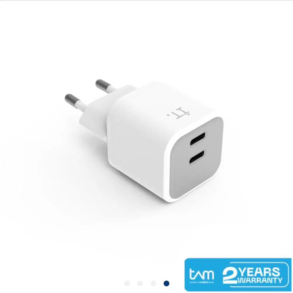 IT Plug 35 Watt Cube Dual Port Type C PPS fast charger & QC