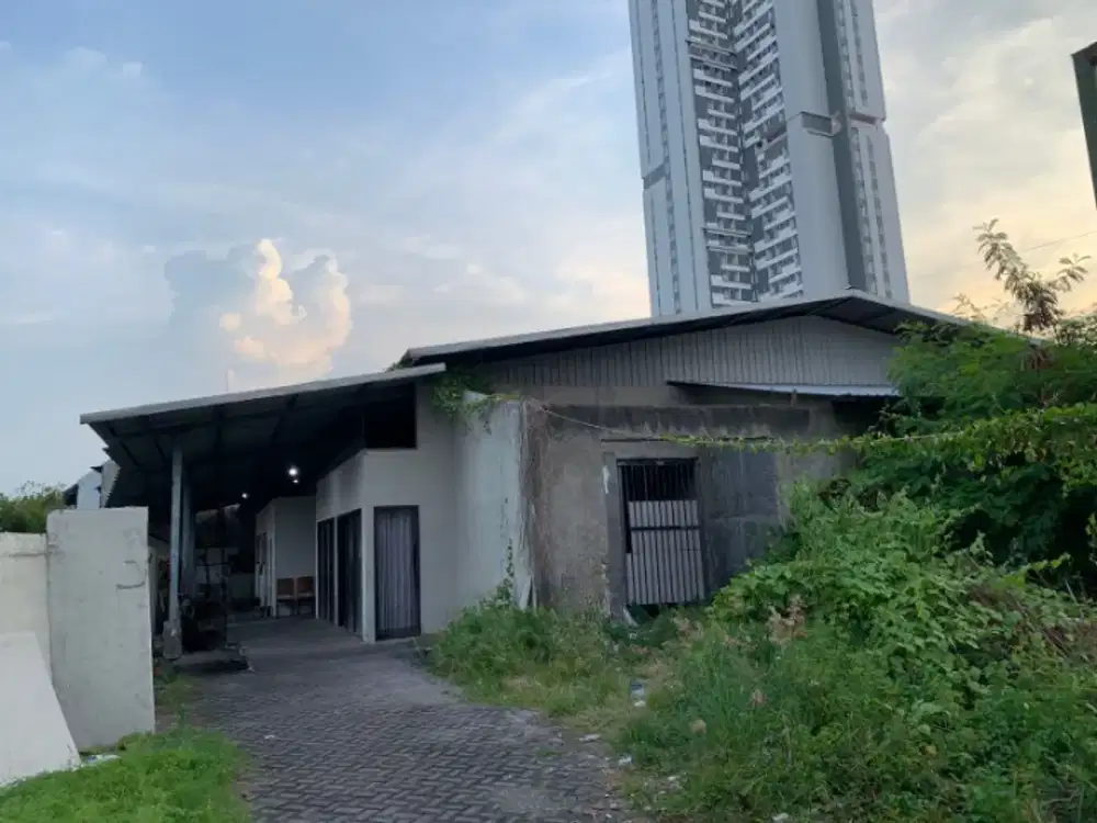 DIJUAL Gudang + Tanah di Jalan Panduk, Tenggilis Mejoyo, Panjang Jiwo, Surabaya
