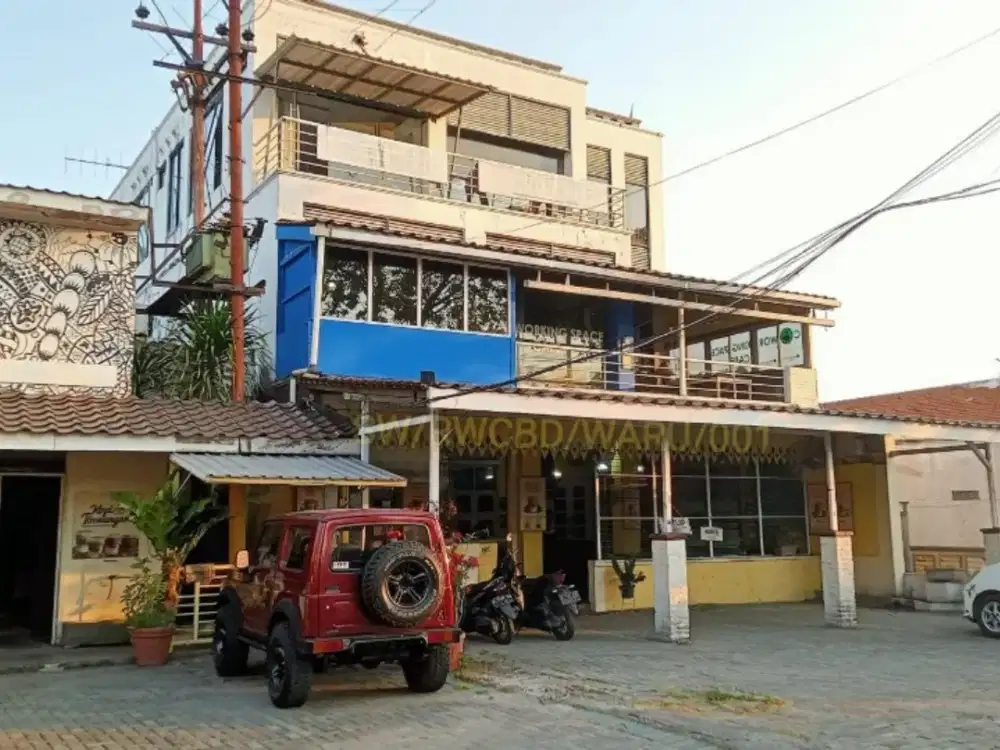 Dijual Komersial Ex-Kafe dan Kantor di Brigjen Katamso Waru Dekat Berbek Industri, Rungkut, dan Bundaran Waru Sidoarjo