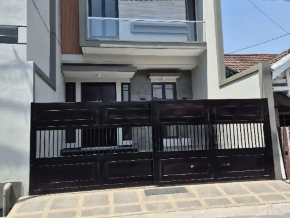 Rumah BARU SIAP HUNI FRESH Modern minimalis Nginden Intan Timur, Surabaya Timur