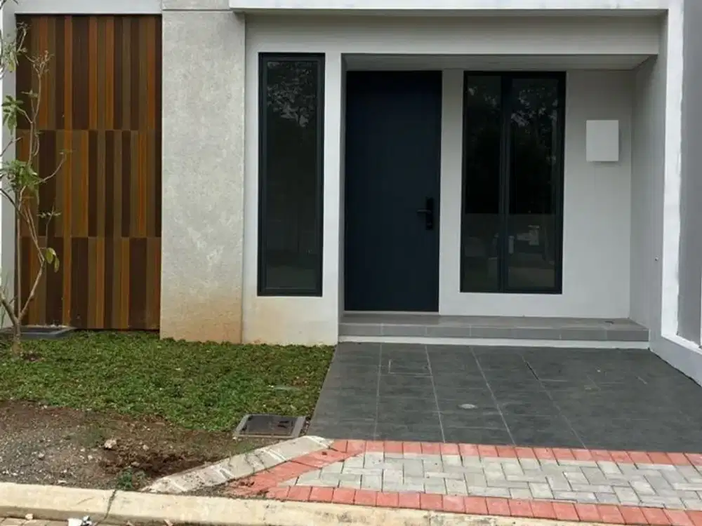 Rumah Baru Unfurnished 1 Lantai di U-Ville Bintaro Jaya, Sawah Baru, Ciputat.