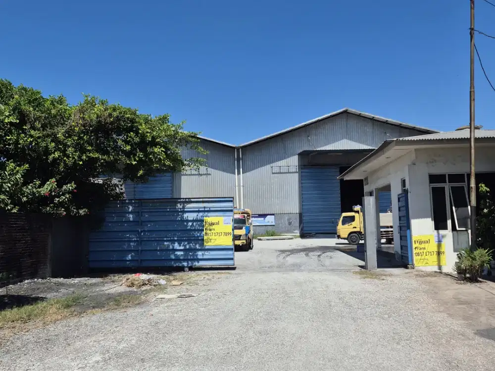 DIJUAL GUDANG BESAR Jalan Raya By Pass Lingkar Timur, Klurak Candi - Sidoarjo
