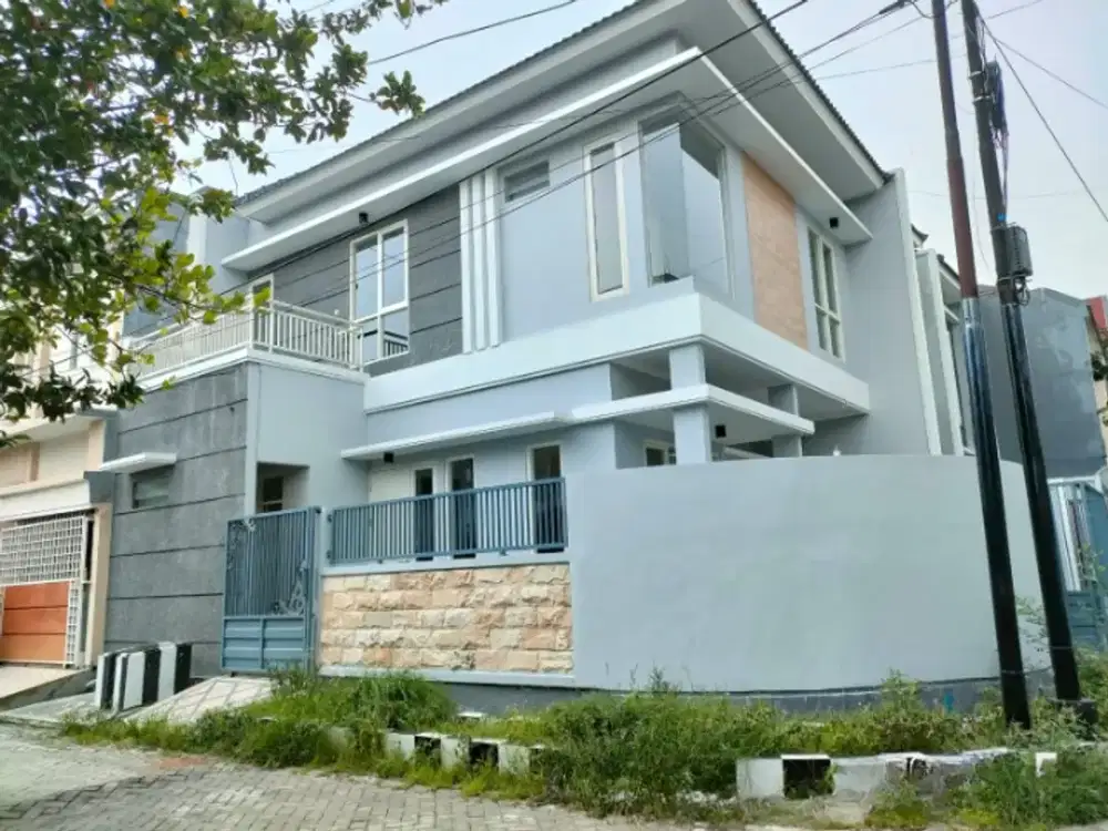 Di JUAL RUMAH BARU HOOK MODERN 2 lantai SUTOREJO timur, Surabaya