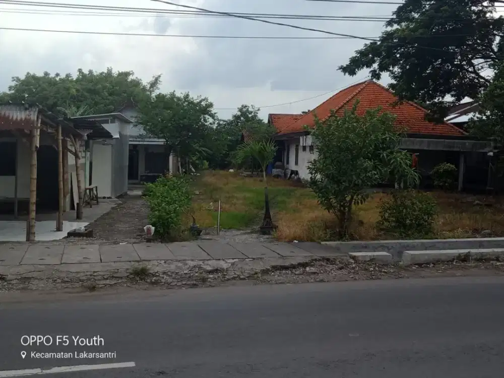 Dijual tanah di Nol Jl. Raya Jeruk Menganti (daerah Lidah)