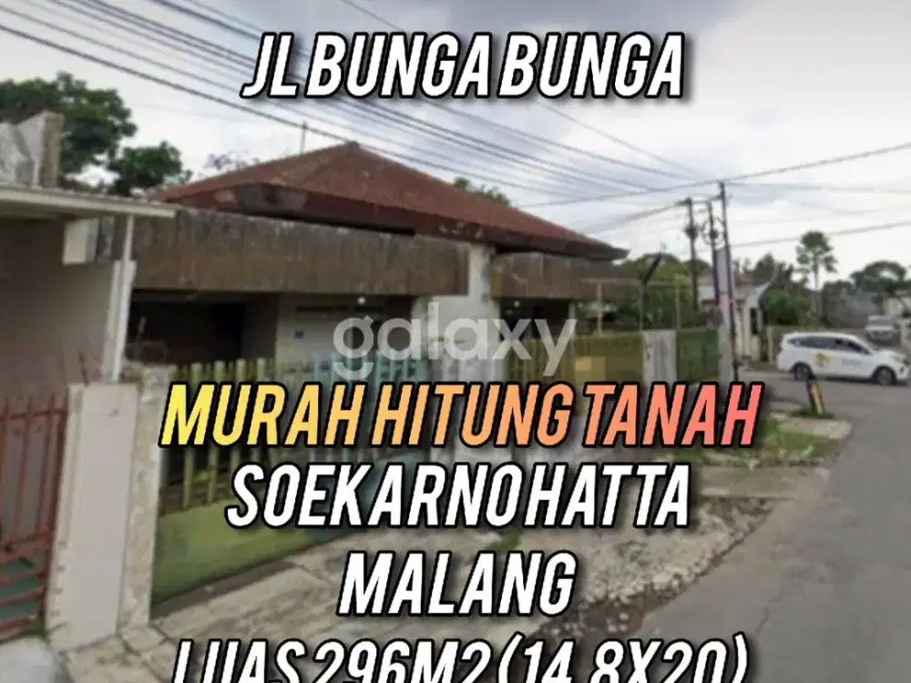 Rumah Hitung Tanah Hook di Kalpataru Lowokwaru Malang GMK03303