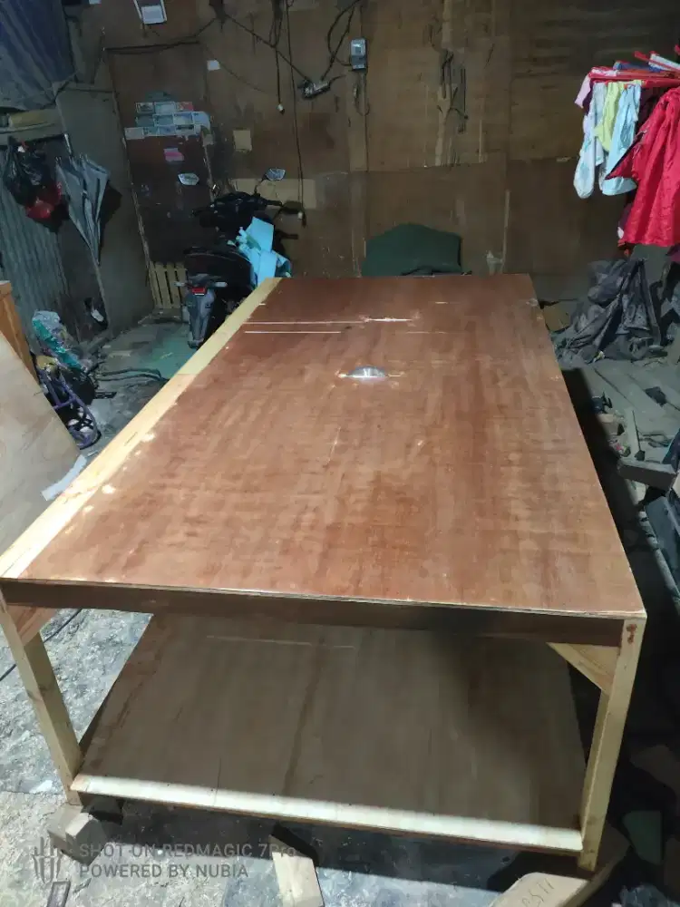 Meja circle Full triplek lebih u table saw makita maktek spek premium