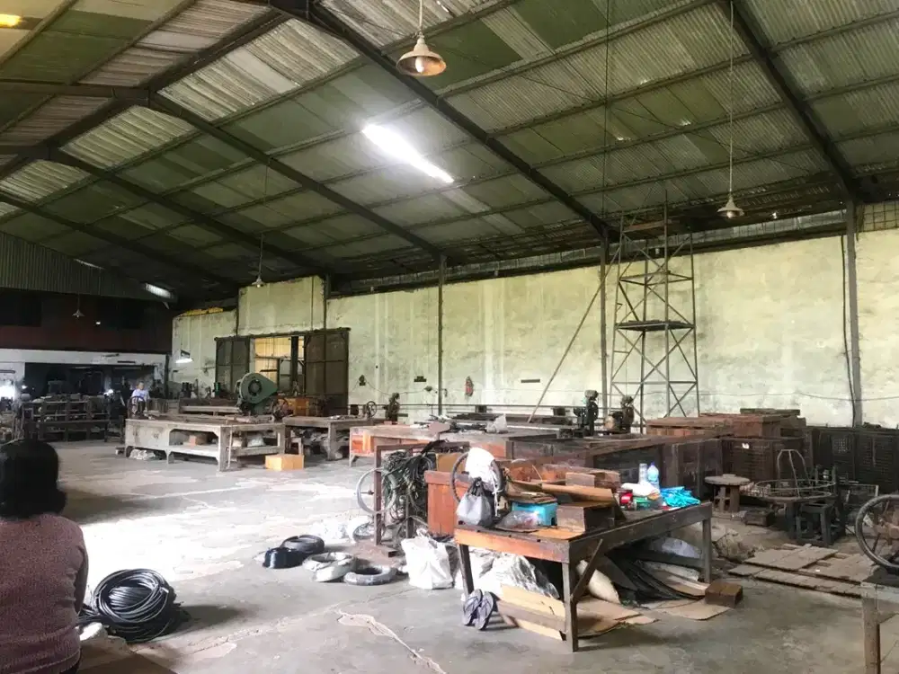 Pabrik luas 1,44 hektar Murah dekat airport Soek Hat di Sewan, Merkarsasi, Neglasari Tangerang