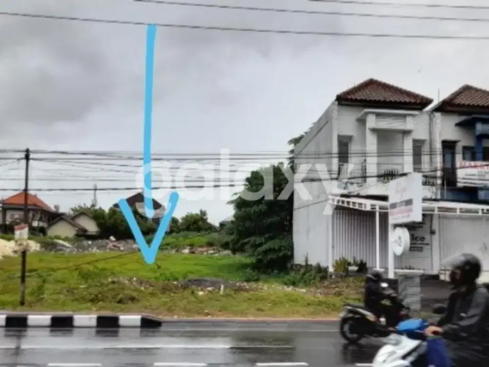 TANAH STRATEGIS JALAN UTAMA MAHENDRADATTA PADANGSAMBIAN DENPASAR, BALI