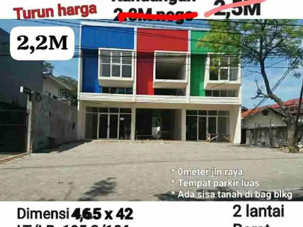 Ruko Dijual Di 0 Jalan Raya Bringin Klakahrejo Benowo Surabaya Barat Ramai Dekat Banyak Komplek Perumahan