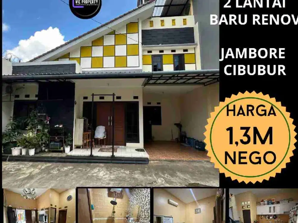 DIJUAL MURAH, RUMAH BARU RENOV SIAP HUNI DI JAMBORE CIBUBUR