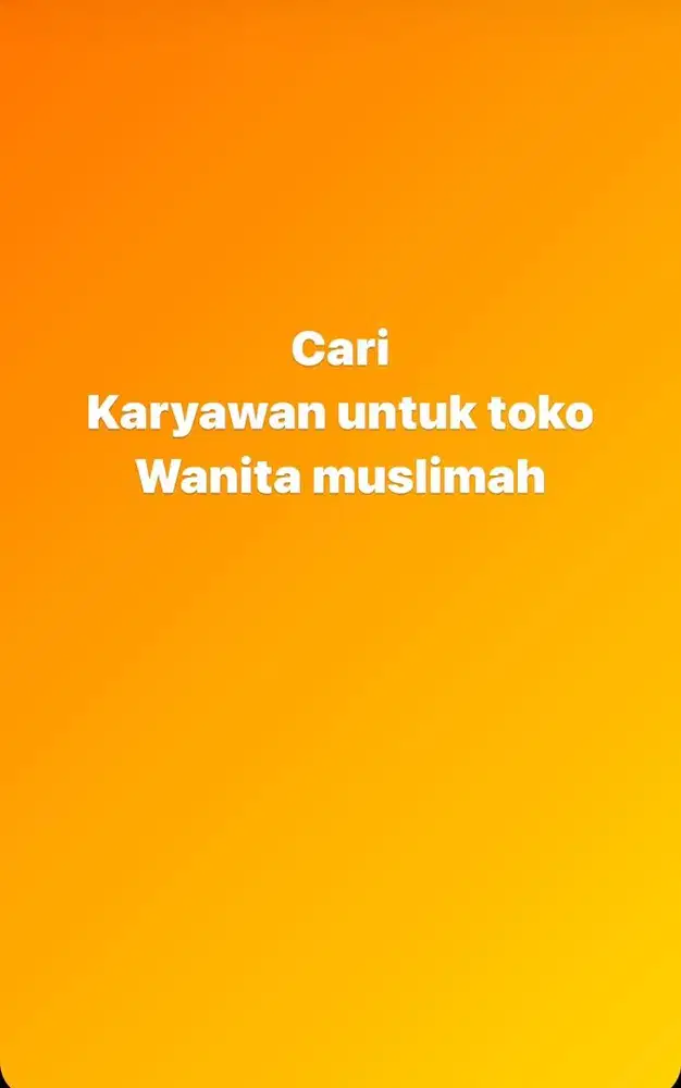 Cari karyawan toko