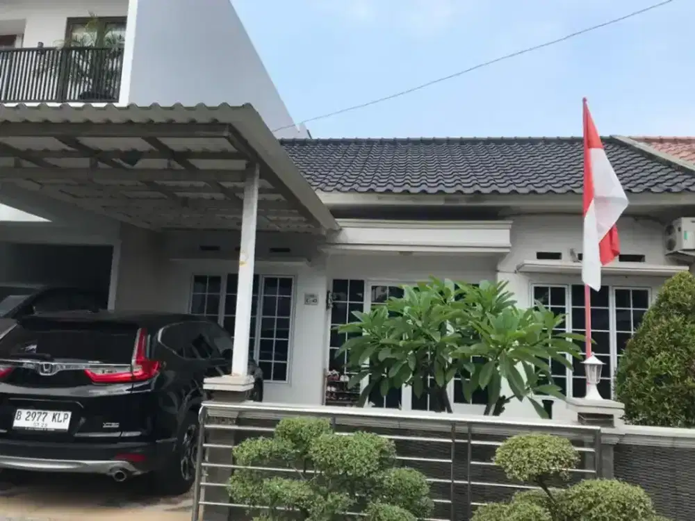 Rumah cantik bebas banjir didalam perumahan gardanea residence