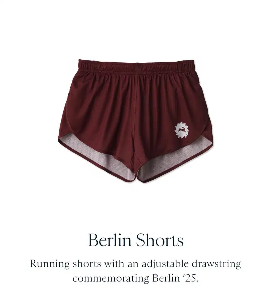 Tracksmith short berlin series 2025 size S brand new