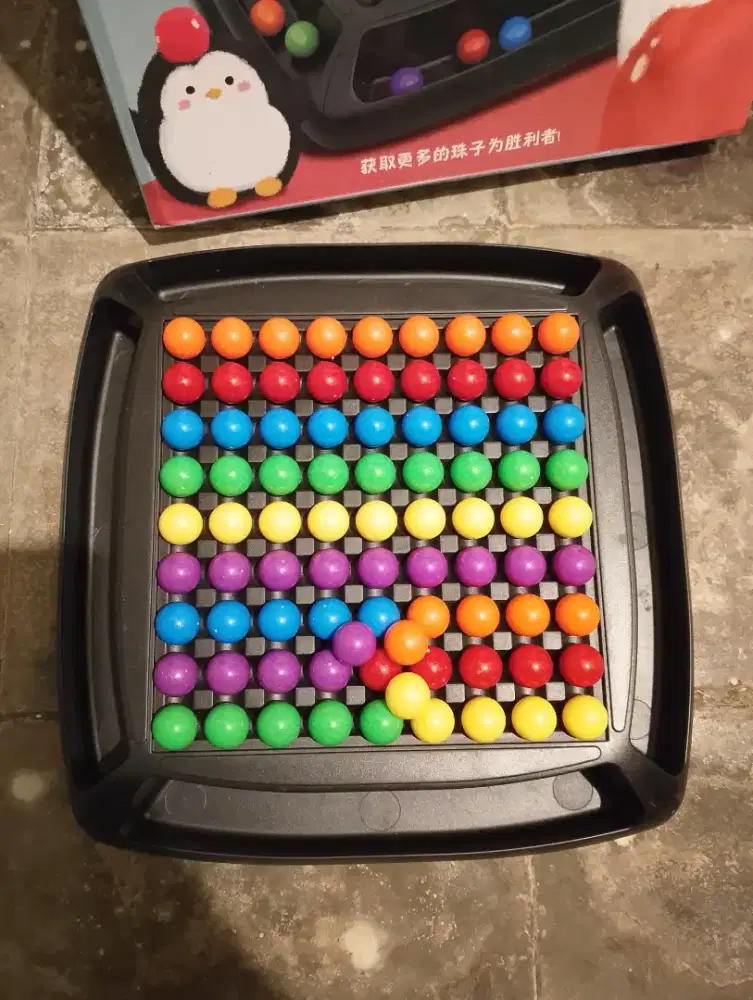 Mainan anak  3 tahun ke atas untuk melatih warna atau susun warna