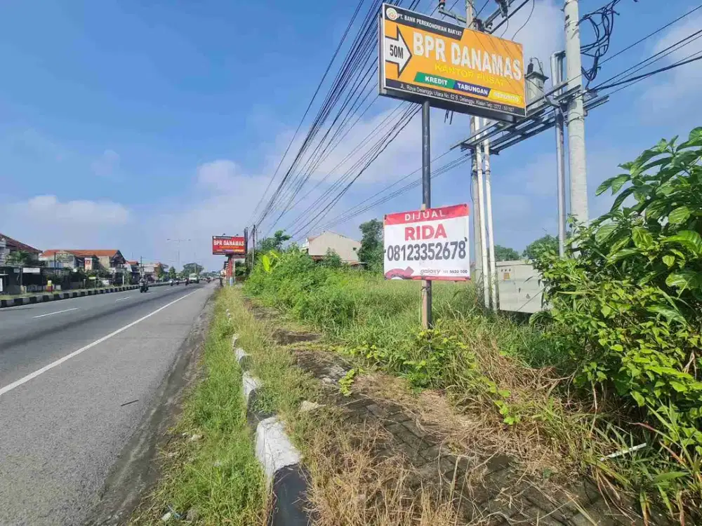 Dijual Tanah nol Jalan Delanggu Klaten