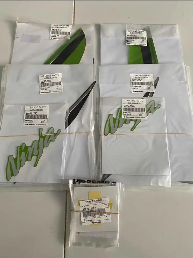 Stiker/ Striping Ninja RR New 2015 (Original Kawasaki)