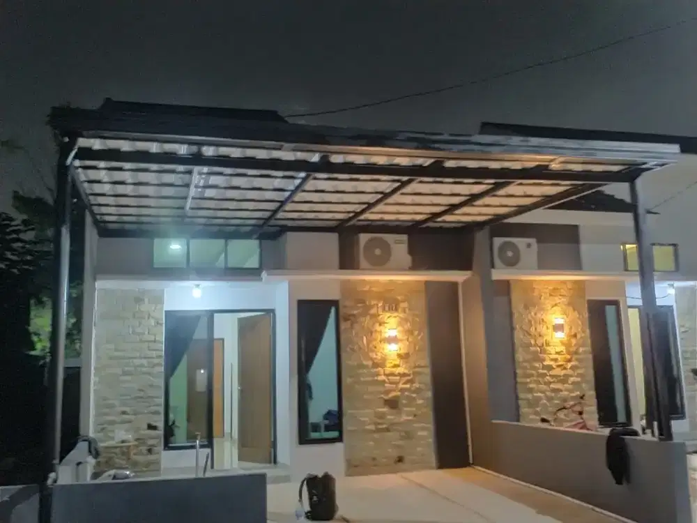 Kanopi Baja Ringan Taman Rumah