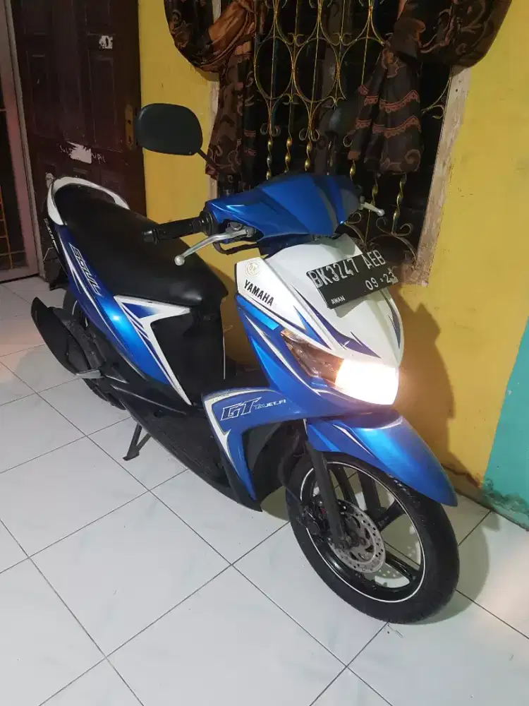 Dijual yamaha soul GT 2013 kondisi bagus minus pajak ss lengkap asli