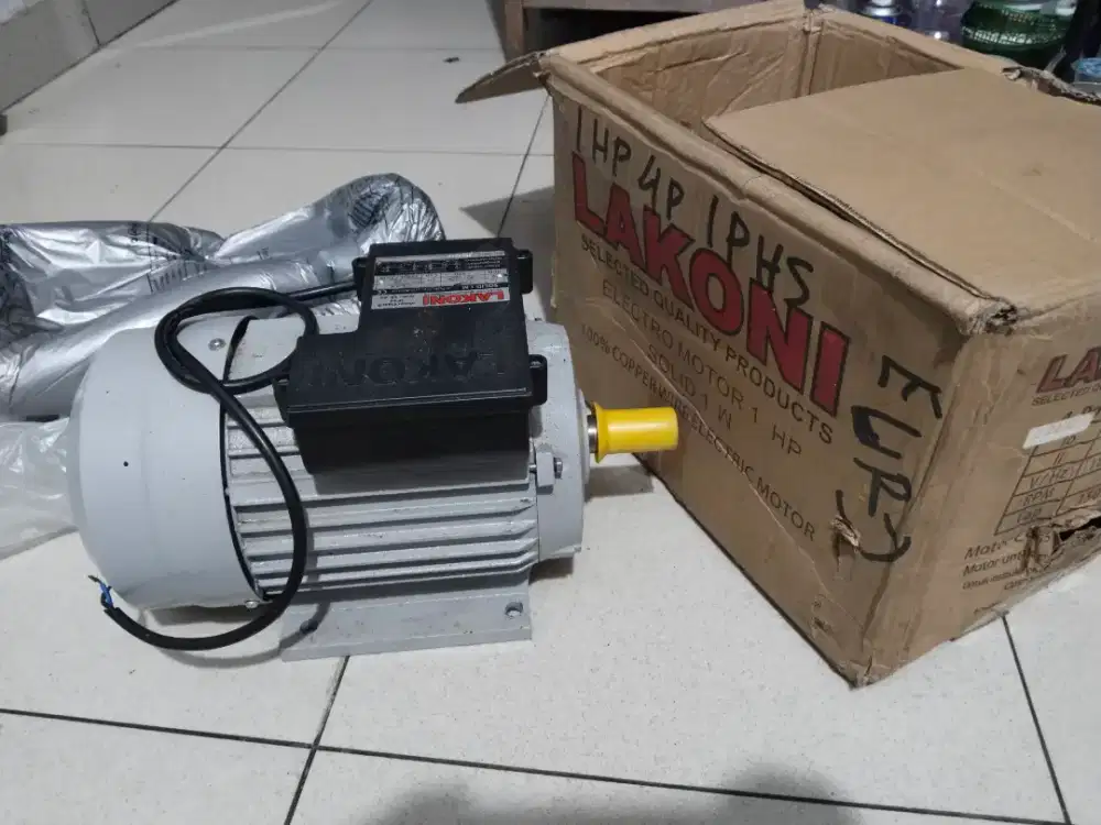 BU nego ,dinamo lakoni 1hp 4p 1phase full 100% copper wire