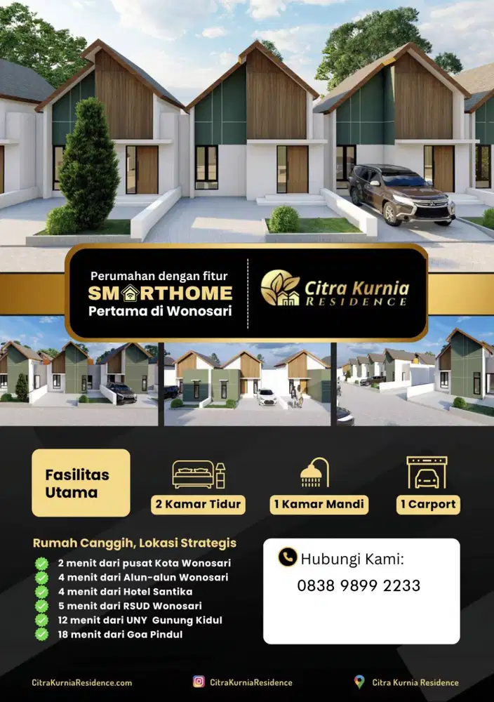Rumah Nuansa Skandinavian dengan Fitur Smart Home di Lokasi Strategis