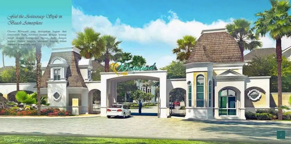 termurah! rumah 2 lantai lebar 10, whitsand greenwich park di bsd, harga nego!