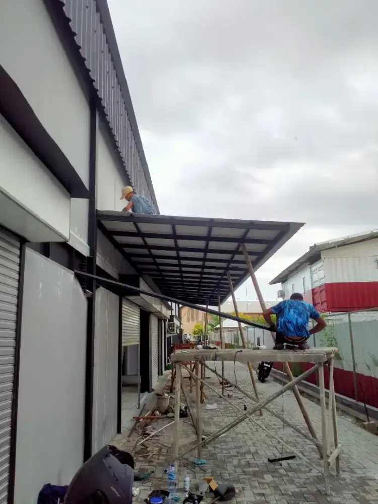 Kanopi Baja Ringan Presisi Kuat Dan Kokoh