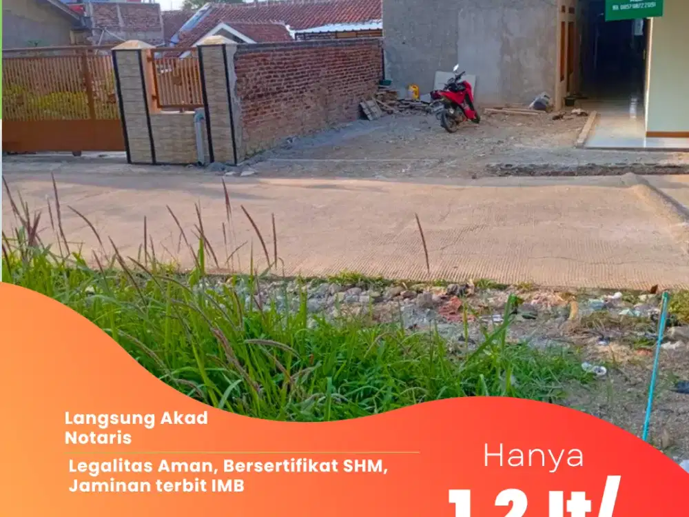 Tanah Dijual di Ciparay – Lokasi Strategis, Akses Mobil, Cocok untuk Hunian atau Investasi