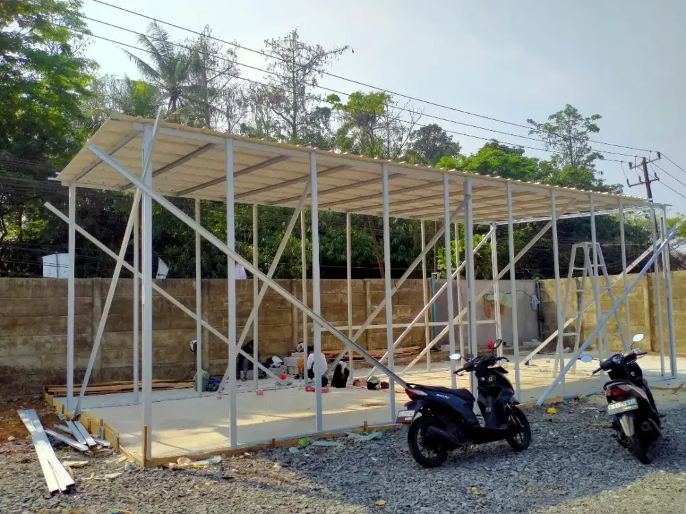 Kanopi Baja Ringan Atap Rumah Dan Gudang