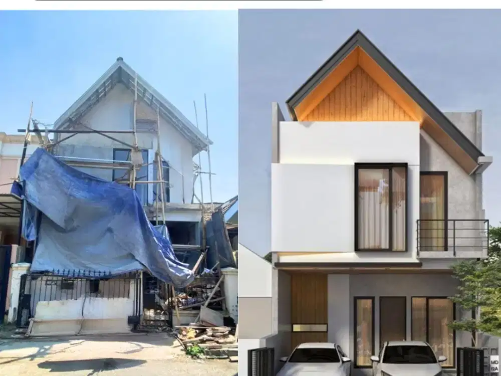 RUMAH BARU 2 LANTAI MINIMALIS JAPANDI NUSA LOKA BSD .HRB192.