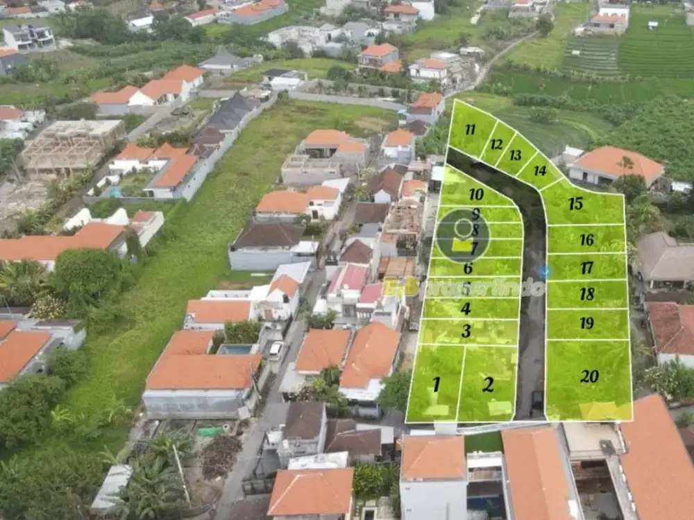 DIJUAL CEPAT TANAH KAVLING LOKASI CANGGU - KULIBUL, PADONAN