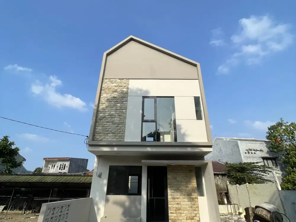 Rumah Baru 3KT di Pondok Gede dekat pintu Toll dan LRT