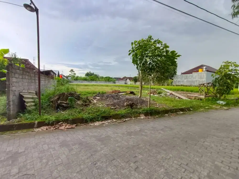 Dijual Tanah di Candi Gebang dekat Jogja Bay Stadion Maguwoharjo Utara Condongcatur  Jarang ada, view cantik bisa lihat candi, sawah